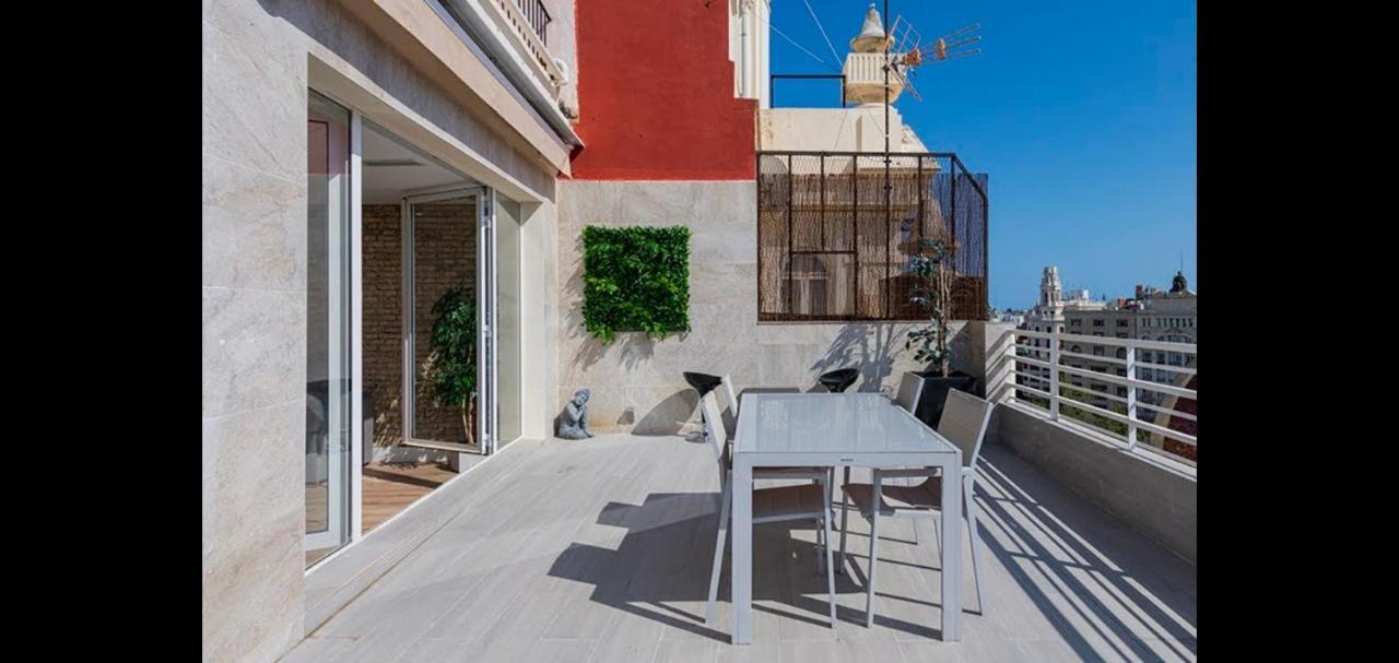 Apartmán Atico De Lujo Valencie Exteriér fotografie